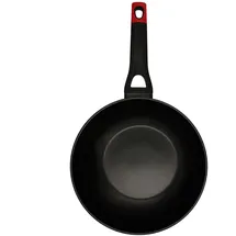 Pyrex OPTIMA + Wok aus geschmiedetem Aluminium, 28 cm