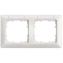 Siemens Indus.Sector Rahmen 2-fach 151x80mm ti/ws 5TG2552-1