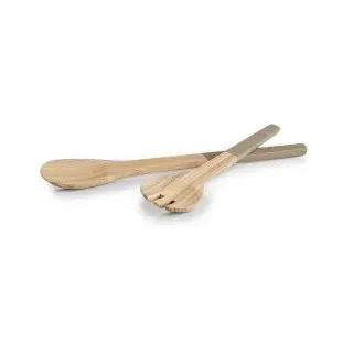 Zeller Bamboo Salatbesteck, taupe 25150 , Länge: ca. 30 cm