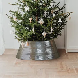 Marrakesch Orient & Mediterran Interior Weihnachtsbaumdecke 60 cm Silber