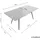 magnolia home Esstisch 180 x 76 x 90 cm weiß