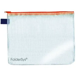 FolderSys PVC-Sammelbeutel/Kleinkrambeutel A6 transparent mit Reißverschluss