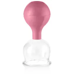 pulox Schröpfglas aus Echtglas pink 62mm 1 St