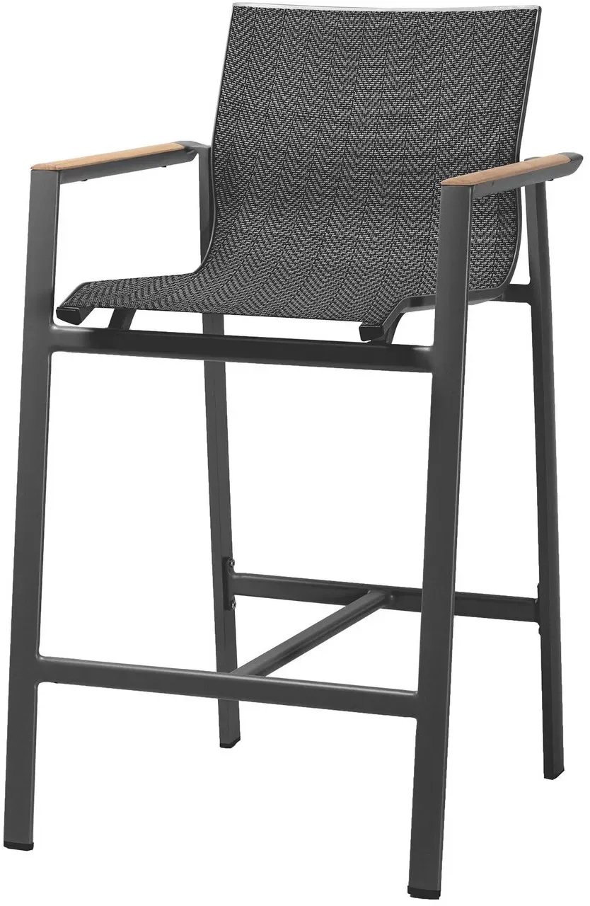 barths »Rhodos« Barhocker anthrazit 60,5x110x54 cm