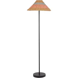 Stehlampe KYOGA Geflecht Beige