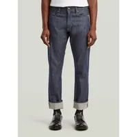 G-Star Mosa Straight Selvedge Jeans - Dunkelblau - Herren - 33-30