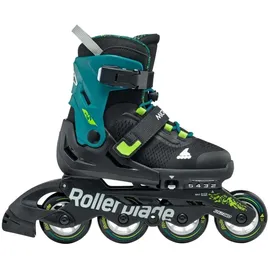 Rollerblade Microblade Kinder Schwarz/Petrol Grün 33