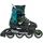 Rollerblade Microblade Kinder Schwarz/Petrol Grün 33