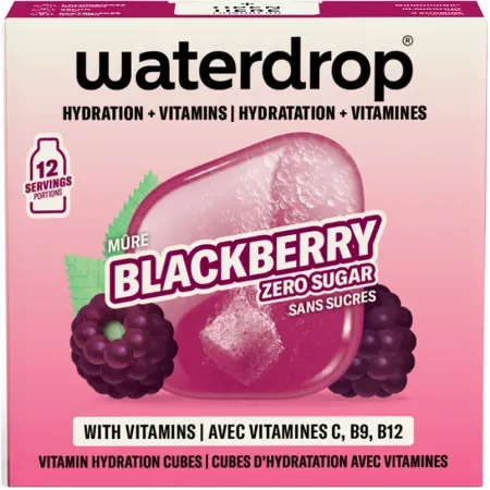 Waterdrop Microdrink Getränkewürfel Mit Vitaminen Brombeere 12 Stück