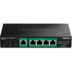 TRENDnet TPE-B541 - Version v1.0R - Switch - powered, with PoE passthrough - Sma