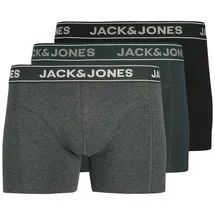 JACK & JONES JACBLACK FRIDAY TRUNKS 3 PACK PLS dunkelgrau melange / schwarz 4XL 3er Pack