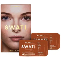 Swati Kontaktlinsen Bronze 2 Stück