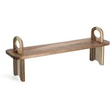 Zeller Servierbrett 59 x 16 cm Holz Braun