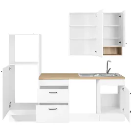 OPTIFIT Küchenzeile Elga 230 cm weiß