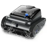(2026) Y50SE Poolroboter Boden und Wand, Wasserlinie, 120 Min Laufzeit, Intelligente Navigation, Flachzone 4-in-1, Kabelloser Poolsauger Akku, 4 Sensoren, Starker Poolsuager für Pools bis zu 200 m2-SC
