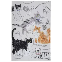 Ulster Weavers - Feline Friends - Geschirrtuch - Baumwolle - Einheitsgröße in Grau