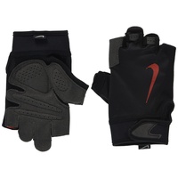 Nike Herren Men' s Ultimate Fitness Gloves Handschuhe, black/LT crimson/LT crimson, M