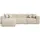 GRAINGOLD Eckcouch Polyester 3-Sitzer Beige