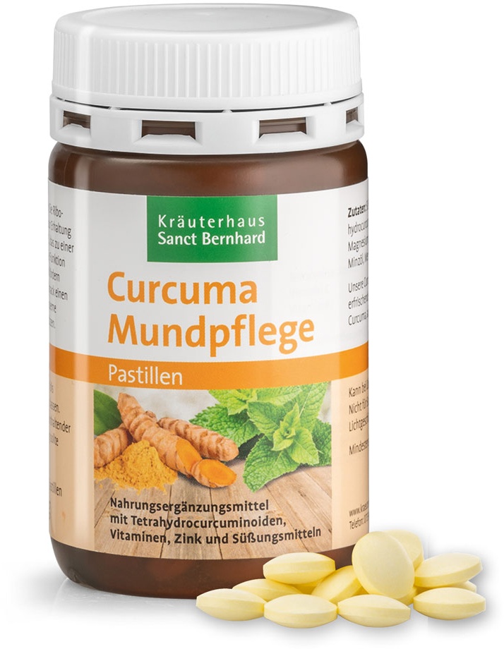 Curcuma-Mundpflege-Pastillen - 97 g