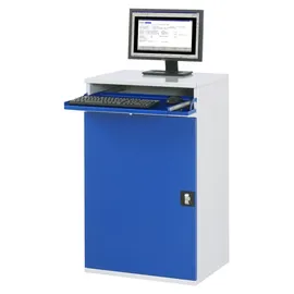 Rau Schrank Metall 65 cm blau abschließbar