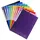 Exacompta 55800E Sammelmappe 3 Klappen Gummizug PP 400μ A4 sortiert