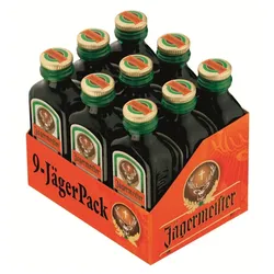 Jägermeister Kräuterlikör Partypackung 9ST 180ML