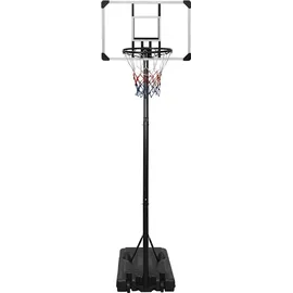 vidaXL Basketballständer Transparent 235-305 cm