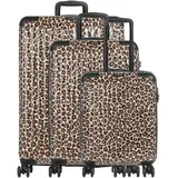 Travelite Cruise Koffer-Set 3-tlg. braun/Leopard