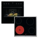 AEG AH31B Set Einbauherd OU5AE20SK + Glaskeramikkochfeld HE604000XB