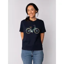 wat? APPAREL T-Shirt Mint Bike in Dunkelblau | Gr.: 36