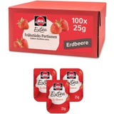 Schwartau Extra Erdbeere Portionen, Konfitüre Portionsschalen, Großpackung, 100x25g