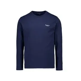 Pepe Jeans Herren Longsleeve blau Slim Fit, blau, Herbst/Winter 2025/2026