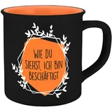 Geda Labels Tasse Bin beschäftigt Emaille-Optik 400ml