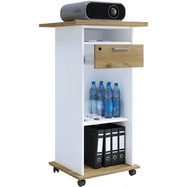 VCM Neta TV-Rack 108 x 60 x 50 cm Weiß/Holzwerkstoff