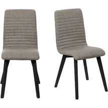 OTTO home Esszimmerstuhl Arosa Polyester braun 2er Set