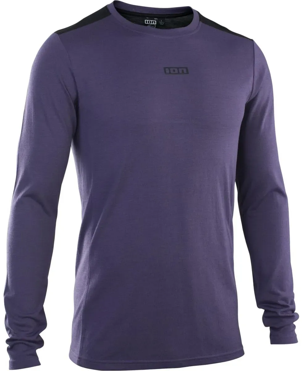 ION Baselayer Tee Long Sleeve Merino Men dark-purple (061) S