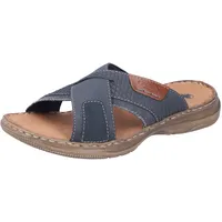Rieker Pantolette, Sommerschuh, Schlappen, Poolslides mit weicher Innensohle, blau