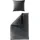 BIERBAUM Elegant uni grau 135 x 200 cm + 40 x 80 cm