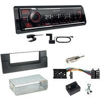 Kenwood KMM-BT407DAB Bluetooth DAB Einbauset für BMW 5er E39 bis 09/2000