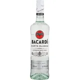 BACARDÍ Carta Blanca White Rum, 37,5% Vol., 70 cl/700 ml, der legendäre weiße Karibik-Rum aus dem Hause BACARDÍ, perfekt für Cocktails (Packung mit 6)