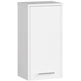 abamihome Akord Hängeschrank, Weiß Holzwerkstoff, 2 Fächer, Rechteckig, 30x60x22.5 cm, Badezimmer, Badezimmerschränke, Hängeschränke