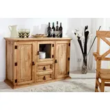 1a Direktimport Mexico Sideboard Highboard, Pinie massiv gewachst