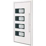 vidaXL Haustür rechts 100 x 200 cm weiß