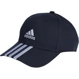 Adidas Baseball 3-Streifen Cotton Twill Baseball Kappe Legend Ink / White Erwachsene (M/L)