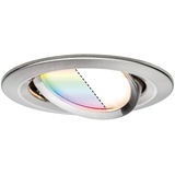 Paulmann SmartHome Zigbee LED Einbauleuchte Nova Plus Eisen gebürstet,