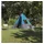 vidaXL Tipi Zelt mit Dach mit Speicher Blau