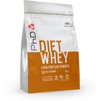 PHD Nutrition Diet Whey Protein Pulver, Diät High Protein Schlankformel, gesalzenes Karamell Eiweißpulver, 17g Eiweiß, 80 Portionen pro 2kg Beutel