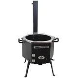 Grillpeter Grillplatte 63 x 63 cm Stahl schwarz