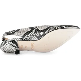 Gabor GABOR, Slingpumps hellbeige / schwarz), / offwhite 36