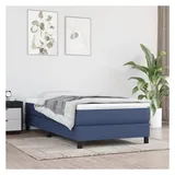 vidaXL Boxspringbettgestell 100 x 200 cm Blau